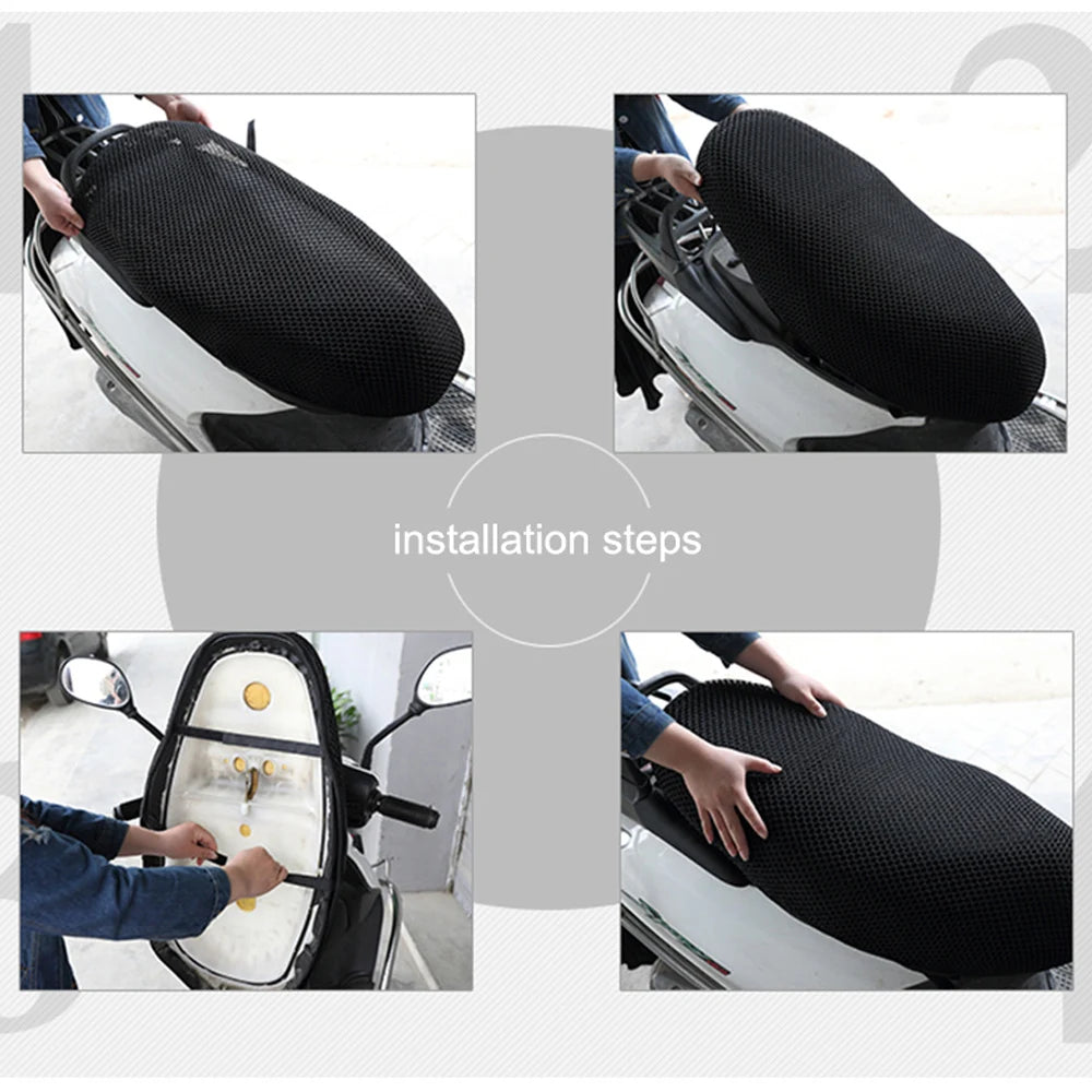 AUTCOAT 3D Mesh Motorcycle Seat Cover